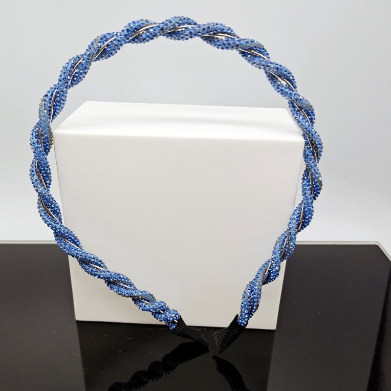 Wholesale Color Sparkling Diamond High End Versatile Full Diamond Simple Fashion Water Diamond Headband